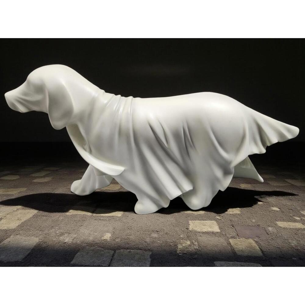 CRACKER BARREL GHOST DOG FIGURINE 2025 BRAND NEW READY TO SHIP!👻